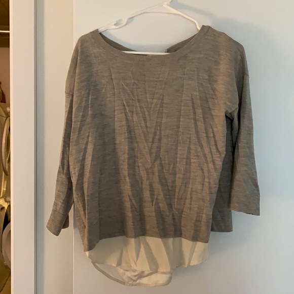 Club Monaco long sleeve sweater - wool and silk - Picture 1 of 3